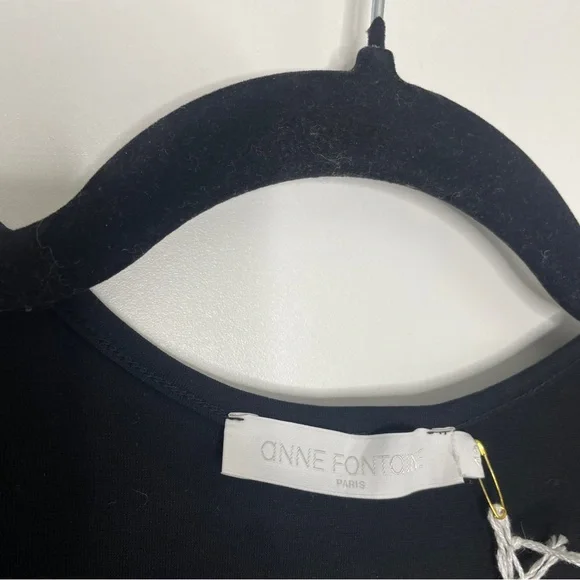 Anne Fontaine Norina Dress Black Size 42 - Picture 5 of 5